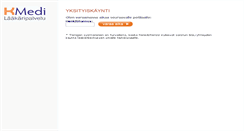 Desktop Screenshot of ajanvaraus.kmedi.fi
