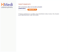 Tablet Screenshot of ajanvaraus.kmedi.fi